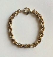 Vintage bransoletka łańcuch złota