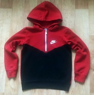 NIKE BLUZA CZERWONO CZARNA ROZ 110/116