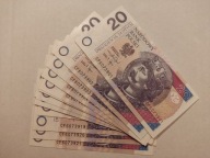 20 zł 2025 rok seria CF do wyboru banknoty UNC