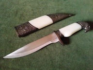 Ozdobny nóż z głową orła - bardzo ładny