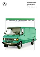PROSPEKT MERCEDES-BENZ TRANSPORTER KASTENWAGEN/KOMBI 310/308 D/310 D