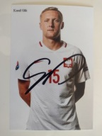 Zdjęcie 10x15 autograf Polska Kamil Glik Euro 2016