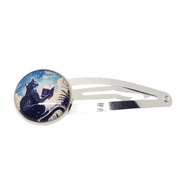 Spinka do włosów "Koci Czytelnik"