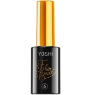 Yoshi Fiber Base No6 nude baza do paznokci z włóknem szklanym 10ml
