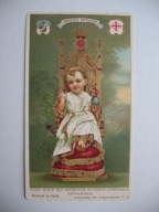 DZIECIĄTKO JEZUS PAMIĄTKA Z BETLEJEM przedwojenny ŚW. OBRAZEK