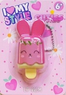 BŁYSZCZYK BALSAM DO UST LODY KRÓLIK KRÓLICZEK BRELOK