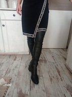 ASH OVER KNEE BOOTS ZA KOLANO SKÓRA STRECH 40