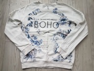 Bluza damska biała kwiaty boho Stradivarius r. 36 S