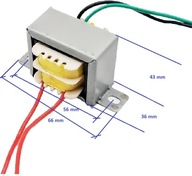 Transformator SLT5J81 5W 70 V 0,085 A 15-8-5