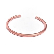 Bransoleta miedziana z piaskiem z plaży w Jantarze