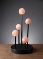 Duża lampa solna jonizator powietrza naturalna sól himalajska rękodzieło