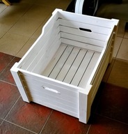 Skrzynka drewniana, pojemnik, organizer, pudełko.