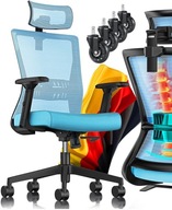 KESSER Ergonomiczne krzesło biurowe z regulowanymi podłokietnikami m116
