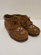 ZIGINY GRIZZLEEZ BOTKI INDIAŃSKIE Z USA SKÓRZANE