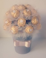 Słodki bukiet z cukierków dzień babci dziadka GRATIS