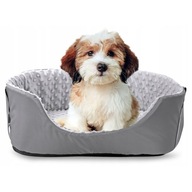 Transporter dla Psa Kota 50x40 cm | Fotelik do Samochodu Wodoodporny Szary