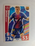 Karta topps match attax autograf Barcelona Lucas Digne Champions League