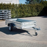 PRZYCZEPKA SAMOCHODOWA Zasław 265RS 265x132 RESORY,AMORTYZATORY,ŚWIATŁA LED