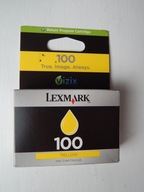 Tusz Lexmark 100 Yellow(żółty) Oryginalny