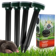 MOCNY ODSTRASZACZ KRETÓW SOLARNY NA KRETY NORNICE MYSZY GRYZONI XXL 4SZT