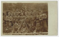 I08 CK KuK 1917 grupowe Karabiny ładownice bagnet ziemianka