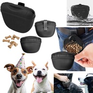 SASZETKA NA SMACZKI NA PRZYSMAKI TRENINGOWA CZARNA DLA PSA DO TRENINGU DUZA