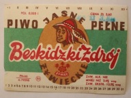 ETYKIETA - ŻYWIEC - BROWAR ŻYWIEC - Beskidzki Zdrój PIWO JASNE PEŁNE
