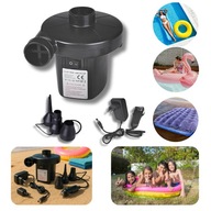 POMPKA ELEKTRYCZNA DMUCHANA 230V/12V MATERAC/BASEN/PONTON/PIŁKA 3 KONCÓWKI!