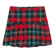 Cool, Spódnica dziewczęca, czerwono-zielona, KRATKA 134