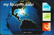 Karta używana Nr 43 50 imp. "My łączymy ludzi" w stanie dobrym