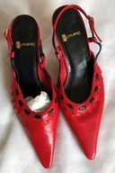 Olympic czółenka wolna pięta skóra natural. 37