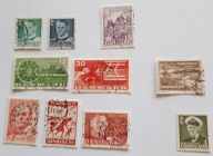 DANIA I GRENLANDIA 1950-1972/ZNACZKI POCZTOWE