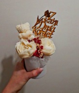 Flower Box Candles dla Wyjątkowej Kobiety bukiet świeczkii na Dzień Kobiet