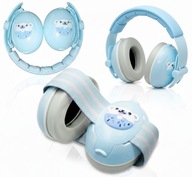 SŁUCHAWKI WYGŁUSZAJĄCE NIEBIESKIE OCHRONNE NAUSZNIKI DLA DZIECI NIEMOWLĄT 0