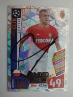 Karta topps match attax autograf AS Monaco Club 100 Kamil Glik