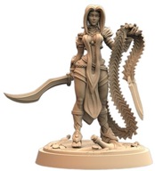 Embrace of Simoon Pustynna Wojowniczka z Batem Pinup E RPG Druk 3D NSFW