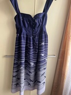 36 S 34 XS atmosphere letnia wakacyjna sukienka na szelki granatowa