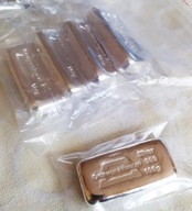 Sztabka srebra 100 g Chojnacki & Kwiecień X 5 sztuk.