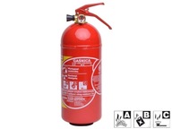 Gaśnica proszkowa 2kg ABC PD2GA Gloria z legalizacją