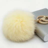 POMPON FUTRZANY Brelok Futro Futerko ZAWIESZKA