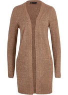 25086 SWETER DAMSKI KARDIGAN BEZ ZAPIĘCIA PRZĘDZA BUKLA ( 40/4 2) 44