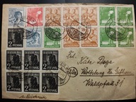 !! NIEMCY 1948 - KOPERTA LIST CAŁOŚĆ POCZTOWA - STAN BDB !!