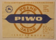 ETYKIETA - PIWO PEŁNE JASNE - DOJLIDY BIAŁYSTOK