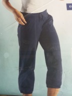 Spodnie dresowe granatowe 3/4 TCM z Tchibo bawełna 36/38 nowe w opakowaniu