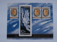 Węgry - Kosmonauci - Kosmos - Mi. bl.63 A **