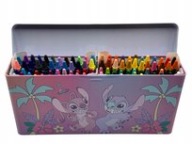 Kredki świecowe szkolne Disney Stitch 96 kolorów
