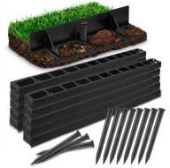 OBRZEŻE TRAWNIKOWE OGRODOWE ELASTYCZNE 20M 4,5CM H45 +60 KOTEW MOCUJĄCYCH