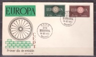 Hiszpania CEPT Europa koperta FDC 1960 (2)