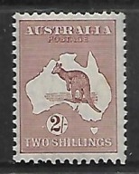 Australia x U343 fauna kangur MVLH SG110 90funtów