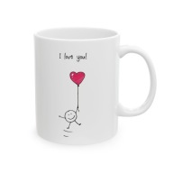 KUBEK NA PREZENT I LOVE YOU